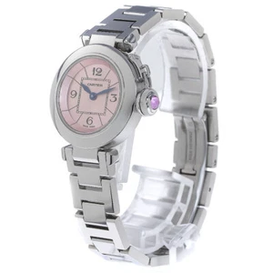 Cartier W3140008 Miss Pasha Quartz Ladies Wristwatches Pink Stainless steel - Picture 1 of 7