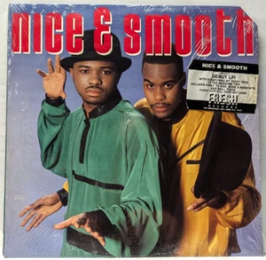 Nice & Smooth S/T LP Fresh Records LPRE 82013 1989 Promo Sealed Cut Corner - Picture 1 of 3