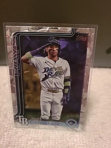2025 Topps Series 1 - Jose Caballero #133 Silver Cracked Foilboard - Picture 1 of 1