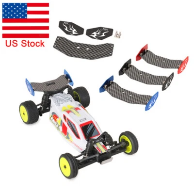 Para Losi 1/24 Micro-B 2x2 Buggy RC Piezas Mejoradas Fibra de Carbono Ala Trasera EE. UU. Foto 1 de 4