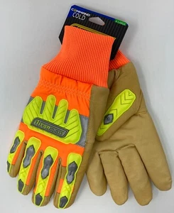 IRONCLAD COMMAND COLD MEN'S INSULATED HIGH VISIBILITY WORK GLOVES- XL - NEW/TAGS - Picture 1 of 4
