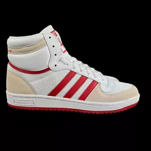 Adidas Top Ten RB Beige Red High Top Shoes FZ6204 Men's Sizes 7.5 - 12 - Picture 1 of 9