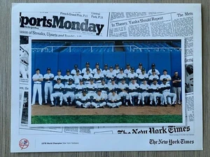 4 Official 1978 1996 New York Yankees New York Times photos - also Mel Allen LP - Picture 1 of 9