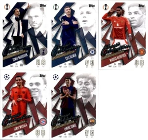 Champions League 2024/25 Trading Cards Set alle 5 Classic Celebration Karten - Afbeelding 1 van 7