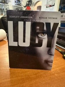 Lucy (Blu-ray, DVD 2014) Limited Edition Steelbook Scarlett Johansson - Picture 1 of 3