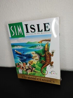 SIM Isle: Missions in the Rainforest PC Big Box Windows 95/DOS/MAC NEW IN BOX - Image 1 of 3