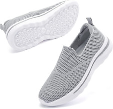 Akk Womens Walking Shoes - Slip On Memory Foam Tennis Lightweight Sneakers... 