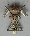 British Ww1 21St Lancers (Empress Of India's) Regiment Cap Badge K/C