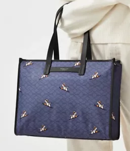 RADLEY MULTICOLOURED HANDBAG TOTE SHOULDER SHOPPER WEEKEND BAG LARGE NEW!!! - Picture 1 of 6