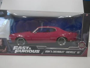 JADA - FAST & FURIOUS - Dom's Chevrolet Chevelle SS - 1/24 Scale - NEW - Picture 1 of 6