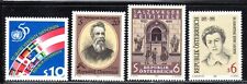 1995 Austria SC# 1681-1684 - 4 Different Stamps - M-NH