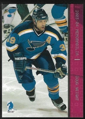 DOUG PESO 2003-04 BAP RECUERDOS RUBÍ # 24 NUMERADO 128/200!! A96-1 Foto 1 de 2