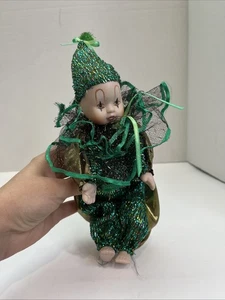 Clown Doll Show Stoppers Jester Collectible Porcelain 11” Tall Made in China - Picture 1 of 9