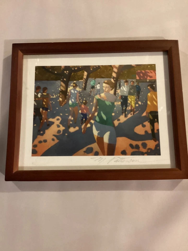 Michael Patterson #3309 8” x 11” impresión firmada a mano enmarcada “luz moteada” Foto 1 de 4