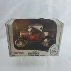 Vintage Ertl Die-Cast Coin Bank 1918 Runabout Barrel True Value Neu in OVP - Bild 1 von 6