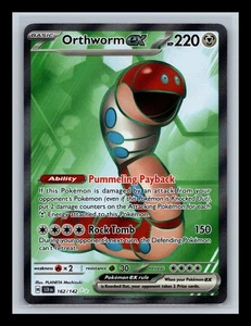 Orthworm ex NM #162/142 SV07: Stellar Crown Pokemon Card - Picture 1 of 2