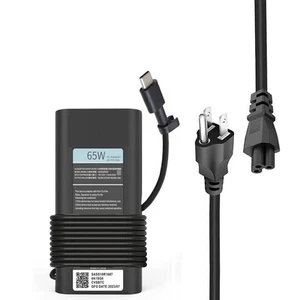 65W USB Type C Laptop Charger for Dell USB C Charger, Dell Laptop Charger for... - Picture 1 of 6