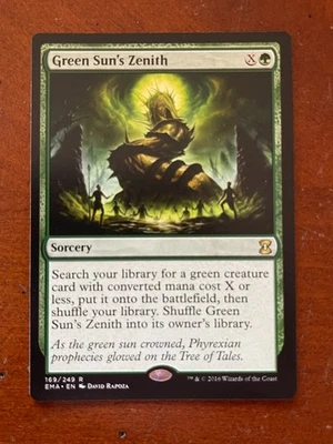 MTG Magic the Gathering Green Sun's Zenith Eternal Masters Regular NM - Image 1 of 2