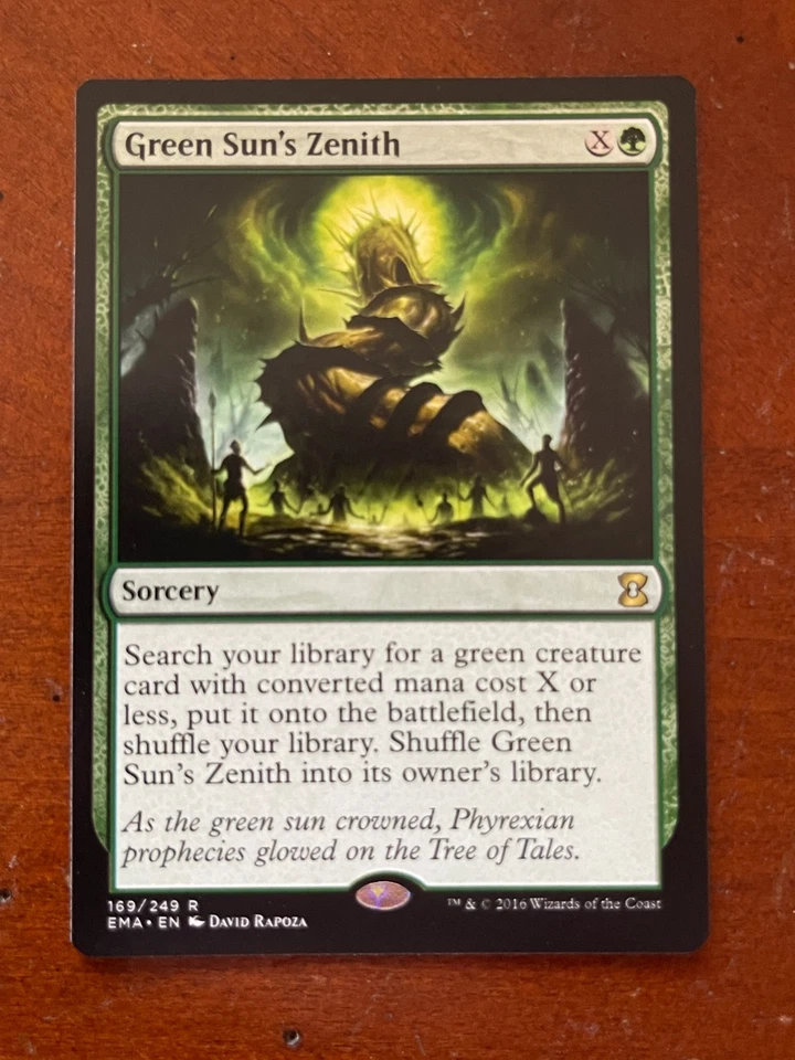 MTG Magic the Gathering Green Sun's Zenith Eternal Masters Regular NM - Image 1 of 2