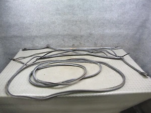85-89 TOYOTA MR2 LEFT & RIGHT DOOR HOOD TRUNK WEATHERSTRIP RUBBER SEAL SET OEM - Picture 1 of 24