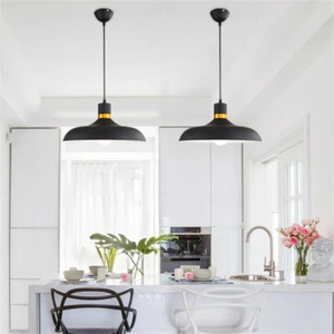 Black Pendant Lights Kitchen Lamp Home Ceiling Lights Dining Room Chandeliers - Picture 1 of 6
