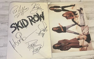 1989 Giant Skid Row Vintage Poster Book 8 Tear-out 17" x 11.5" Intact Original - Picture 1 of 11
