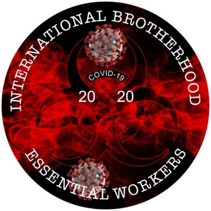 International brotherhood Essential Worker 2020 Decal hard hat Sticker-decal 5yr - Picture 1 of 2