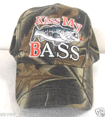 GORRA DE PESCA CAMUFLAJE KISS MY BASS SOMBRERO Foto 1 de 2