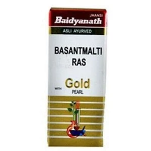 Baidyanath Basant Malti Ras - 25 Tab Complete Ayurvadic - Picture 1 of 3