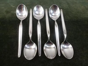 6 Nice Vintage WMF Mid century silver plated Coffee Spoons - Picture 1 of 1