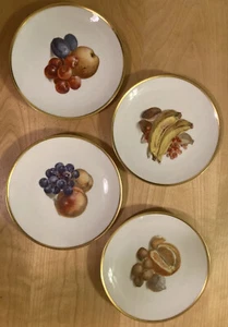 Four (4) Vintage Thomas Bavaria #3206 7-1/2" Plates Gold Trim - Picture 1 of 10