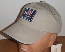 America Flag Stetson ball cap tan baseball hat
