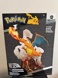 Charizard Pokemon Select Deluxe 13" Coleccionista Jazwares Figura Luz Fx - Imagen 1 de 2