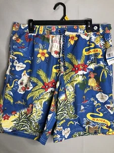 Tommy Hilfiger Neu mit Etikett Badehose Shorts Erwachsene Gr. XL Hawaii Hula Mädchen Blumen - Bild 1 von 19