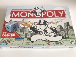 Monopoly Game 2007 Version With Faster Play Speed Die And Moneybags Token - Picture 1 of 8