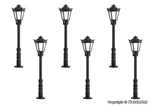 Viessmann N Scale 64706 Park Lantern 6 Piece Set - Picture 1 of 1