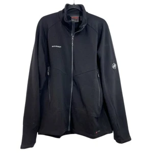 Mammut Aconcagua Mid Layer Jacket Fleece Black Mens Size 2XL Pre-Loved - Picture 1 of 5