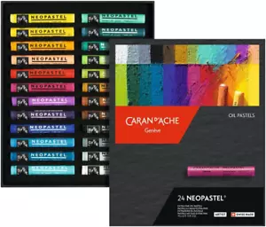 Juego de 24 pasteles al aceite de neopastel Caran D'ache (7400.324) - Imagen 1 de 4