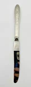 Vintage International Sterling Silver Butter or Dinner Knife - Wedgwood Pattern - Picture 1 of 11