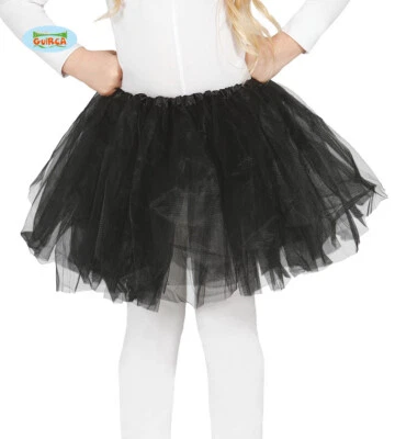 Childs Halloween Girls Fancy Dress Tutu Black Childrens Book Day Tutu New fg - Image 1 of 4
