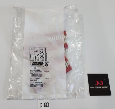 *BRAND NEW SEALED* BAG OF 10 Phoenix Contact FBS 20-5 Plug in Jumpers + Warranty - Image 1 of 3