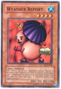 Weather Report - SRL-020 - Common - Unlimited Edition Vintage YuGiOh TCG Card - Picture 1 of 1