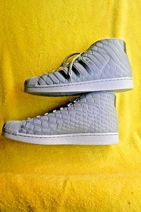 ¡NUEVO con pegatinas! ZAPATOS ALTOS ADIDAS ORIGINALES MODELO PRO XENO REFLECTANTES PARA HOMBRE 12W - Imagen 1 de 12