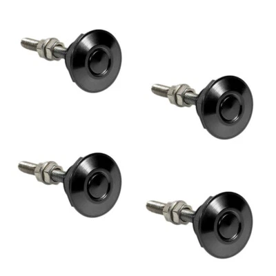 Accessory Push Button Quick Release Car Hood Pin Bonnet Lock Latch Clip Body Kit - Image 1 of 4