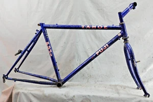 1989 Fuji Tahoe MTB Bike Frame 18.5" Large Hardtail Tange Chromoly Steel ShipsUS - Picture 1 of 12