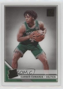 2019-20 Panini Clearly Donruss Rated Rookie Gold Carsen Edwards #81 Rookie RC