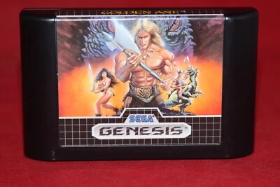 Golden Axe (Sega Genesis, 1989) Authentic Game Cartridge - Image 1 of 3