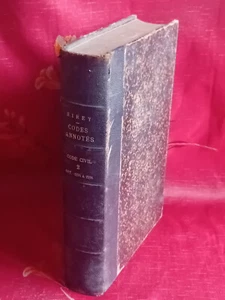Les Codes Annotés de SIREY : Code Civil, Tome Second 1892 Marchal et Billard - Picture 1 of 3