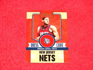 BROOK LOPEZ NETS 2010-11 CLASSICS DRESS CODE #11 GOLD 080/100 (K1) - Picture 1 of 1