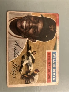 1956 Topps - Willie Mays #130 Gray Back - Bild 1 von 2